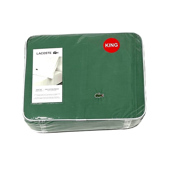 Lacoste- King Size Sheet Set “Drak Ivy” - Picture 4 of 5